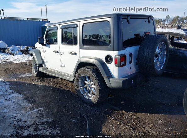 1C4HJXDN0LW226460 2020 JEEP WRANGLER UNLIMITED White Tył lewy