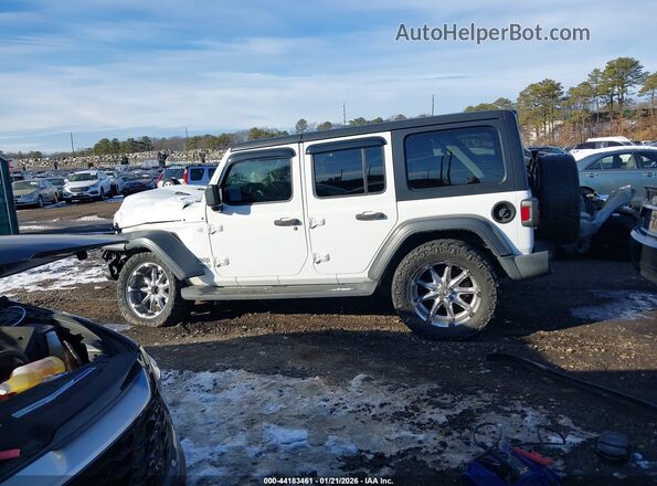 1C4HJXDN0LW226460 2020 JEEP WRANGLER UNLIMITED White Widok wnętrza 360 stopni