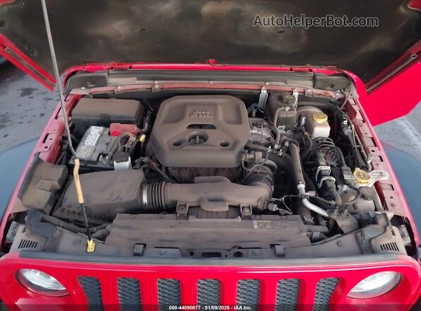 1C4HJXDN1LW213832 2020 JEEP WRANGLER UNLIMITED Red Widok z tyłu