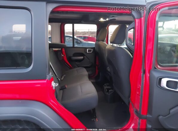1C4HJXDN1LW213832 2020 JEEP WRANGLER UNLIMITED Red Widok naklejki z numerem VIN
