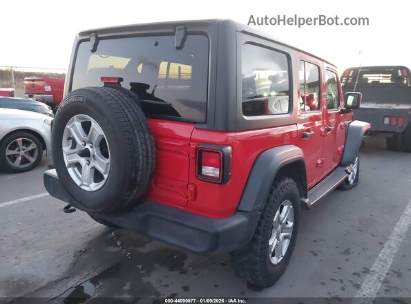 1C4HJXDN1LW213832 2020 JEEP WRANGLER UNLIMITED Red Tył prawy