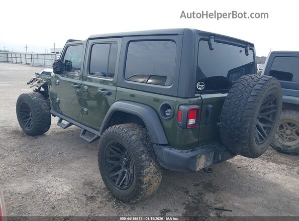 1C4HJXDN4PW695749 2023 JEEP WRANGLER Green Trasero izquierdo