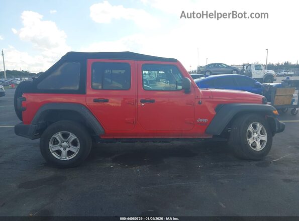 1C4HJXDN8LW346801 2020 JEEP WRANGLER UNLIMITED Red Vista interior trasera