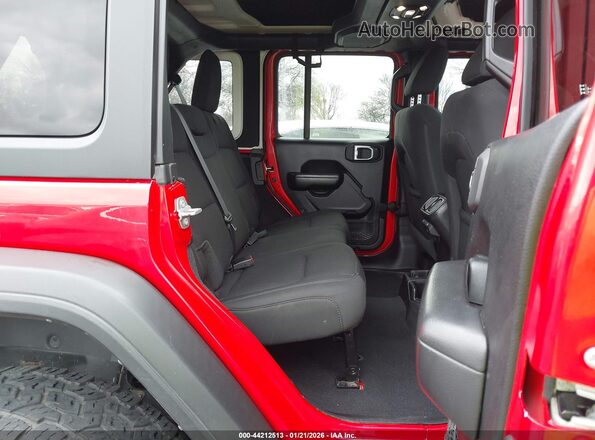 1C4HJXDN9MW511613 2021 JEEP WRANGLER UNLIMITED Red VIN կոդի պիտակի տեսք
