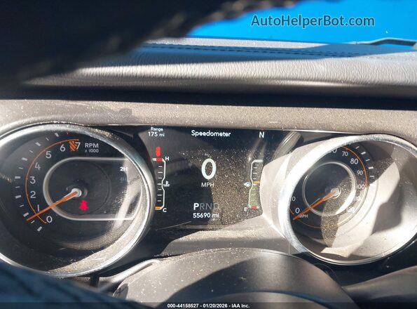 1C4HJXEGXNW102375 2022 JEEP WRANGLER UNLIMITED Синий Вид задних сидений