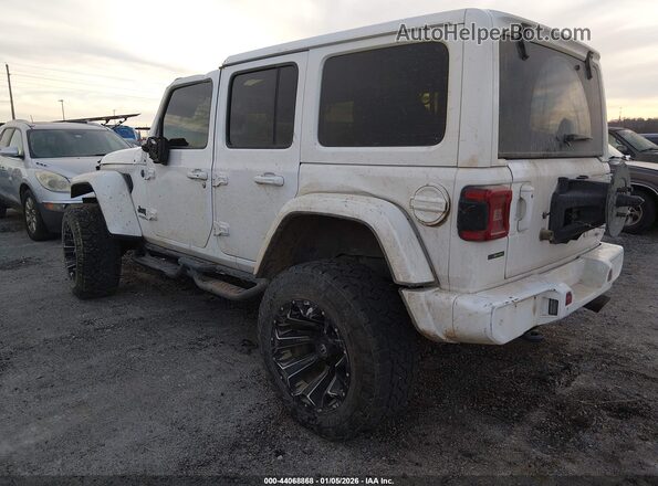 1C4HJXEM5LW339911 2020 JEEP WRANGLER UNLIMITED White Tył lewy
