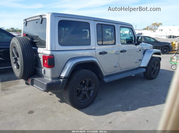 1C4HJXEN1LW123787 2020 JEEP WRANGLER UNLIMITED Silver უკანა მარჯვენა