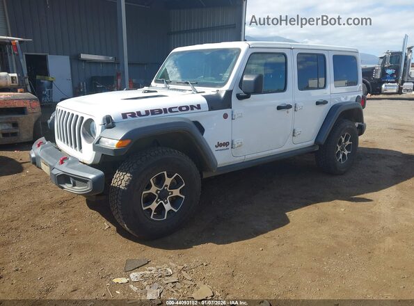 1C4HJXFNXMW522746 2021 JEEP WRANGLER UNLIMITED White წინა მარცხენა ხედი სამი მეოთხედიდან