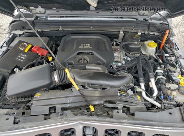 1C4JJXR63MW700292 2021 JEEP WRANGLER Silver Engine compartment view