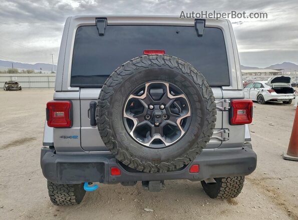 1C4JJXR63MW700292 2021 JEEP WRANGLER Silver Rear view