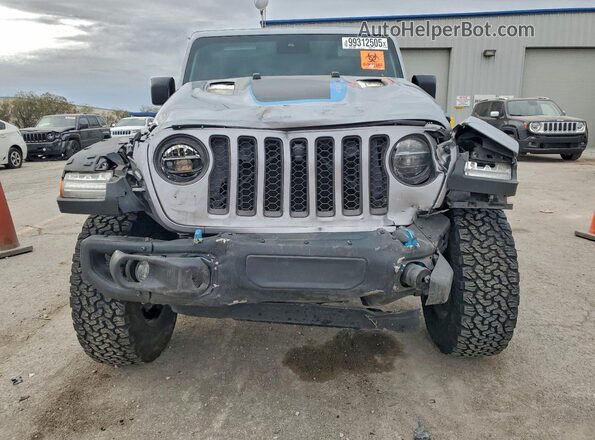 1C4JJXR63MW700292 2021 JEEP WRANGLER Silver Front view