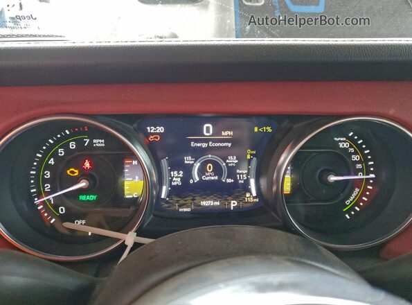 1C4JJXR64PW685354 2023 JEEP WRANGLER Белый Вид щитка приборов