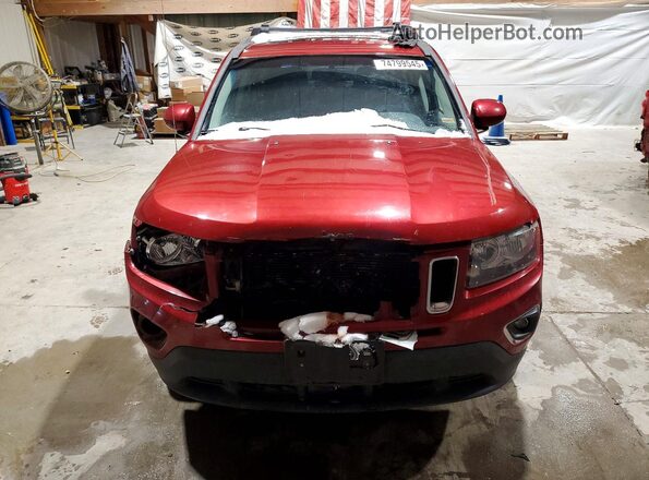 1C4NJDEB3GD723669 2016 JEEP COMPASS Темно-бордовый Вид спереди