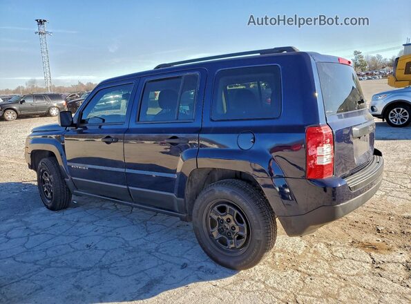 1C4NJPBB9HD103609 2017 JEEP PATRIOT Синий Задняя левая четверть