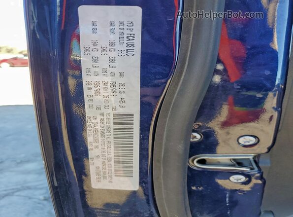 1C4NJPBB9HD103609 2017 JEEP PATRIOT Синий Вид наклейки с VIN-кодом