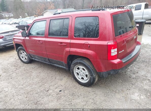 1C4NJRBB7HD144963 2017 JEEP PATRIOT Red Tył lewy