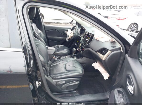 1C4PJLDB4HW513978 2017 JEEP CHEROKEE Black Vista interior delantera