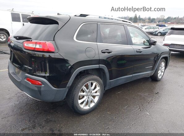 1C4PJLDB4HW513978 2017 JEEP CHEROKEE Black Trasero derecho