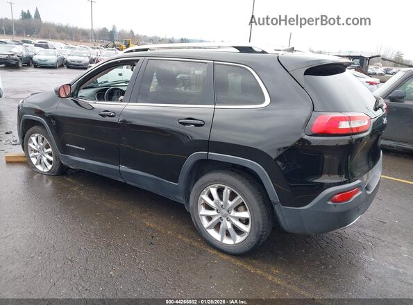 1C4PJLDB4HW513978 2017 JEEP CHEROKEE Black Trasero izquierdo