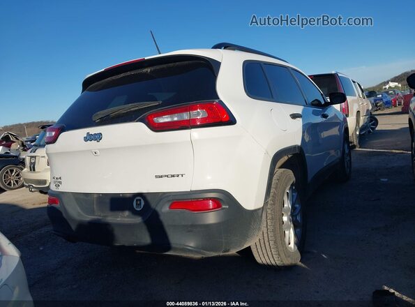 1C4PJMAB8GW278431 2016 JEEP CHEROKEE White 