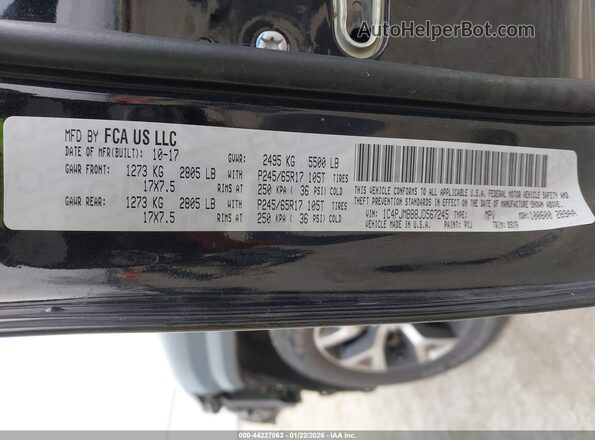 1C4PJMBB8JD567245 2018 JEEP CHEROKEE Black Widok komory silnika