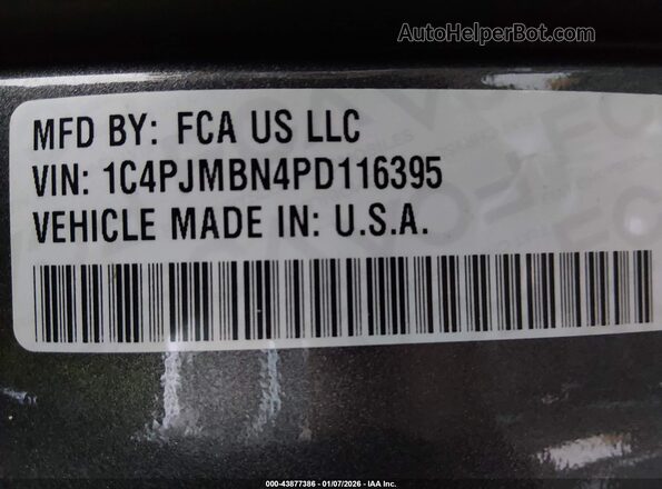 1C4PJMBN4PD116395 2023 JEEP CHEROKEE Gray 