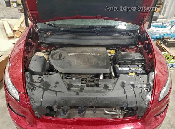 1C4PJMBS9HD220792 2017 JEEP CHEROKEE Красный Вид подкапотного пространства