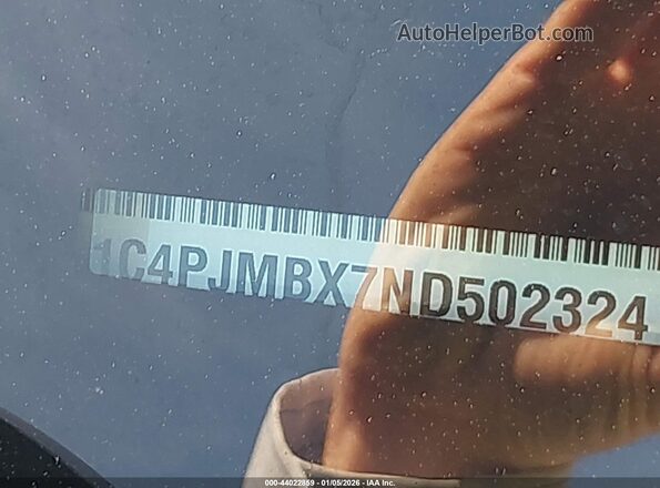 1C4PJMBX7ND502324 2022 JEEP CHEROKEE Black Engine compartment view