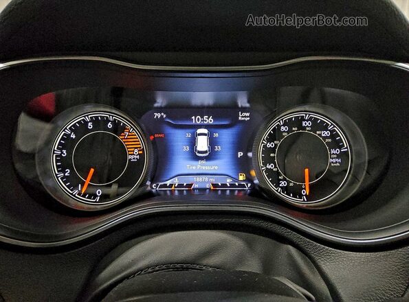 1C4PJMBX7ND553645 2022 JEEP CHEROKEE White ხელსაწყოთა პანელის ხედი