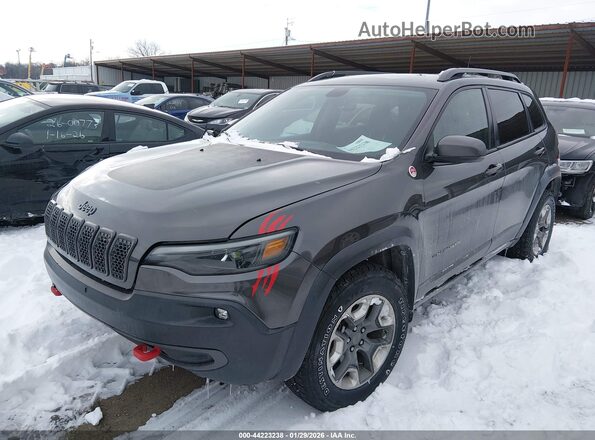 1C4PJMBX8KD188601 2019 JEEP CHEROKEE Gray Przód lewy