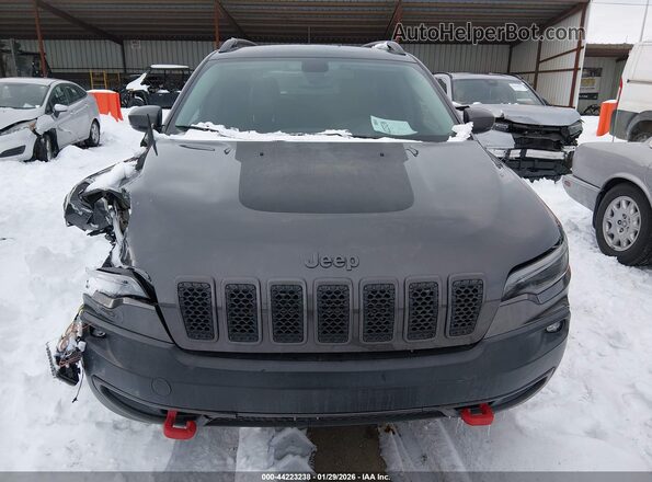 1C4PJMBX8KD188601 2019 JEEP CHEROKEE Gray Widok zestawu wskaźników