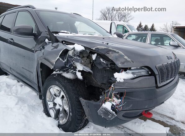 1C4PJMBX8KD188601 2019 JEEP CHEROKEE Gray Widok z przodu