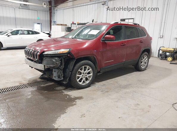 1C4PJMCS2HW532911 2017 JEEP CHEROKEE Red Передня ліва чверть