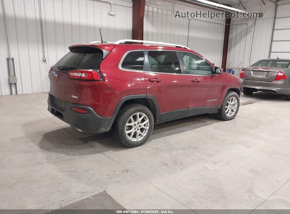 1C4PJMCS2HW532911 2017 JEEP CHEROKEE Red Задня права чверть