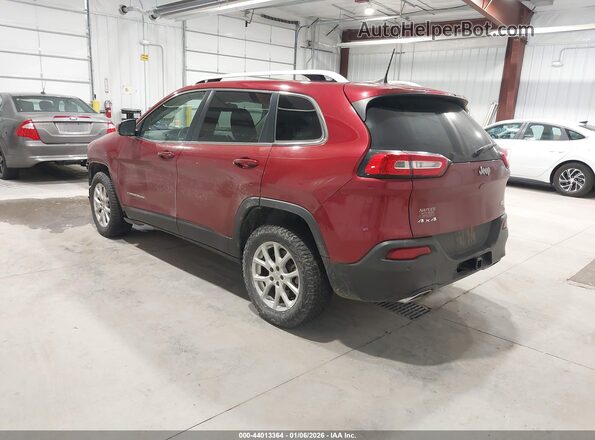 1C4PJMCS2HW532911 2017 JEEP CHEROKEE Red Задня ліва чверть