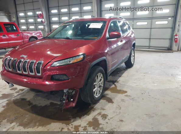 1C4PJMCS4GW311342 2016 JEEP CHEROKEE Red წინა მარცხენა ხედი სამი მეოთხედიდან