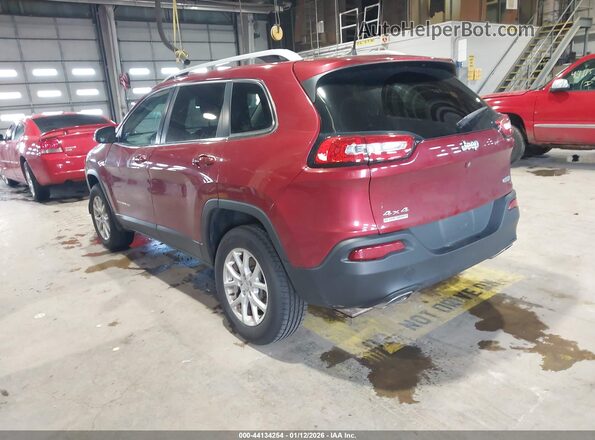 1C4PJMCS4GW311342 2016 JEEP CHEROKEE Red უკანა მარცხენა