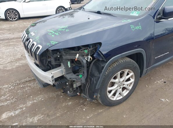 1C4PJMCSXGW321891 2016 JEEP CHEROKEE Blue Front view