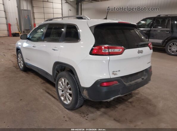 1C4PJMDS0GW361086 2016 JEEP CHEROKEE Белый Задняя левая четверть
