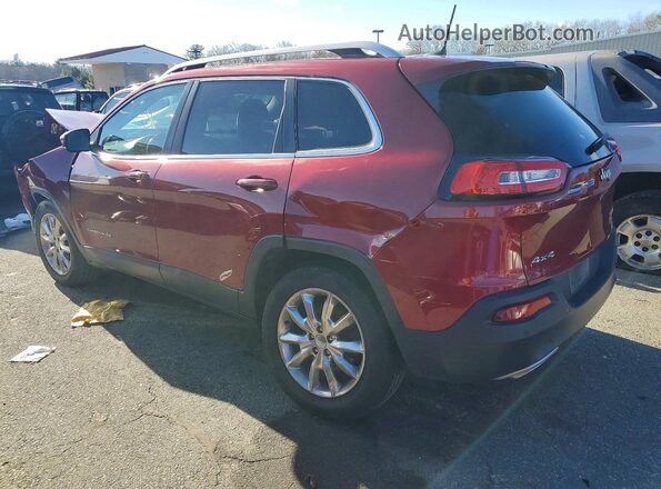 1C4PJMDS5GW204301 2016 JEEP CHEROKEE Red Rear left