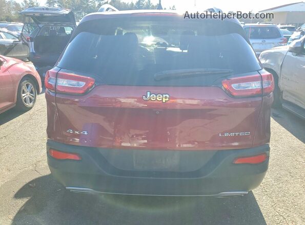 1C4PJMDS5GW204301 2016 JEEP CHEROKEE Red Rear view
