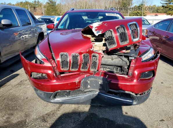 1C4PJMDS5GW204301 2016 JEEP CHEROKEE Red Front view