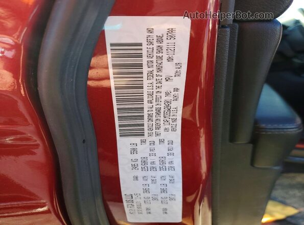 1C4PJMDS5GW204301 2016 JEEP CHEROKEE Red VIN sticker view