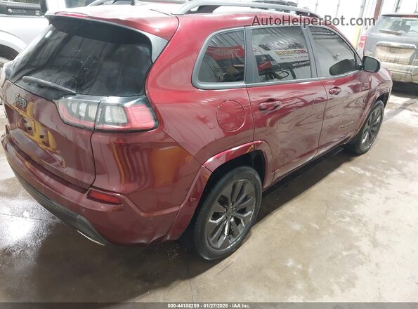1C4PJMDX4KD375265 2019 JEEP CHEROKEE Темно-бордовый Задняя правая четверть