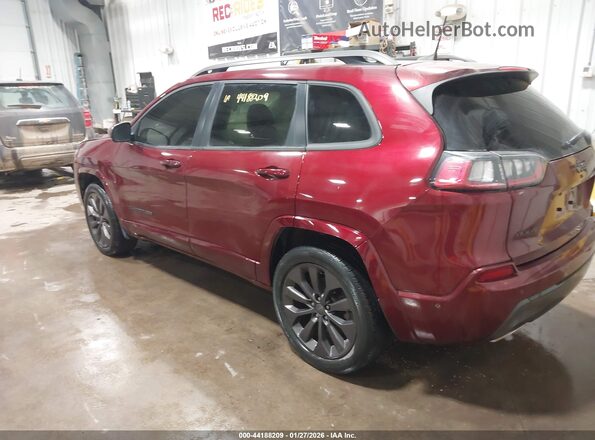 1C4PJMDX4KD375265 2019 JEEP CHEROKEE Темно-бордовый Задняя левая четверть