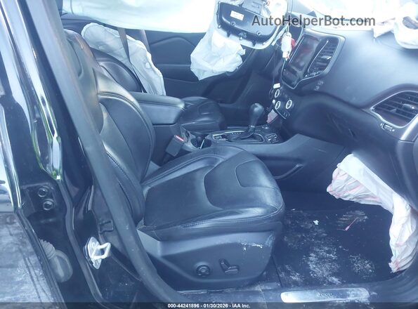 1C4PJMDX4KD417370 2019 JEEP CHEROKEE Black Вид салону спереду