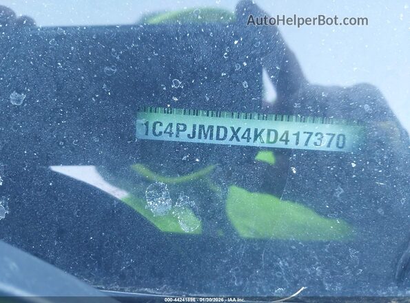 1C4PJMDX4KD417370 2019 JEEP CHEROKEE Black Вид підкапотного простору