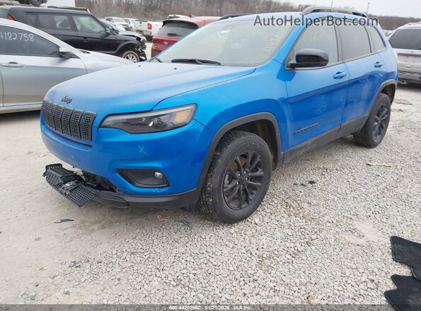 1C4PJMMB8PD102115 2023 JEEP CHEROKEE Blue Vista tres cuartos delantera izquierda