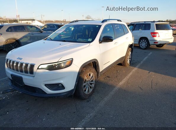 1C4PJMMN0ND506159 2022 JEEP CHEROKEE White წინა მარცხენა ხედი სამი მეოთხედიდან