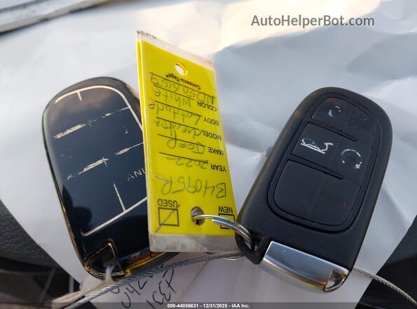 1C4PJMMN0ND506159 2022 JEEP CHEROKEE White წინა პანელის ხედი
